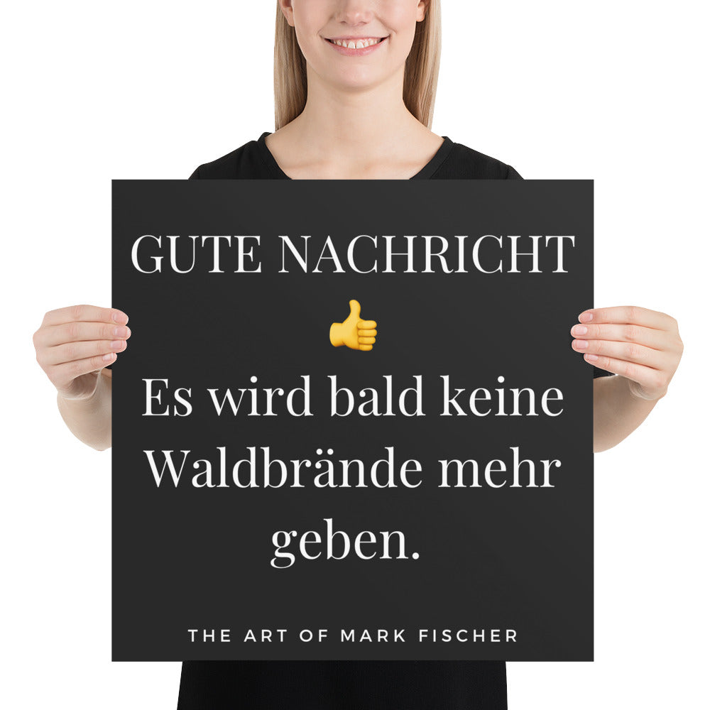 GUTE NACHRICHT - Poster