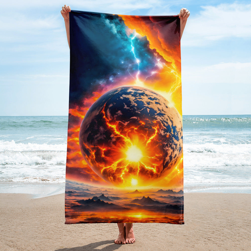 ARMAGEDDON - PSYCHO ART Beach Towel