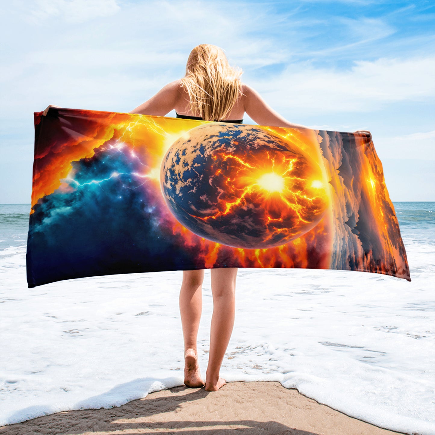 ARMAGEDDON - PSYCHO ART Beach Towel