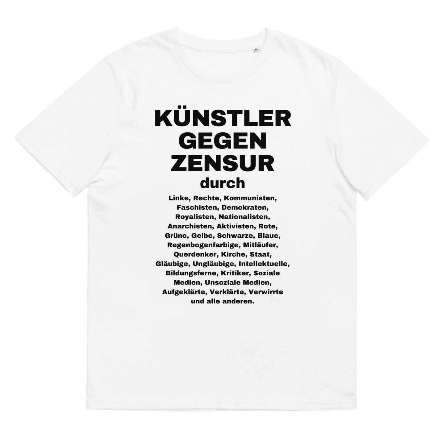 KÜNSTLER Bio-Baumwoll-T-Shirt