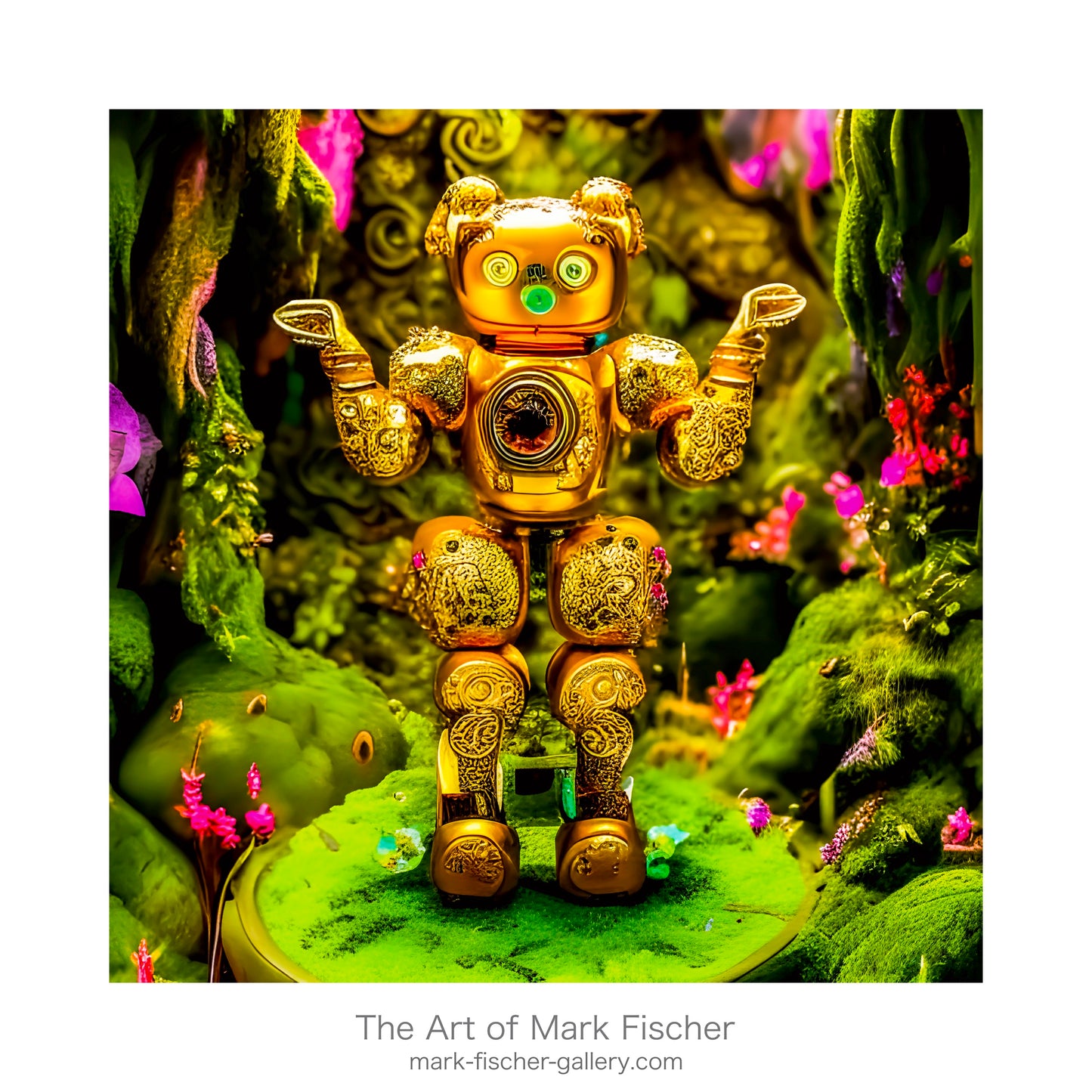 GOLDEN BABY ROBOT - Poster